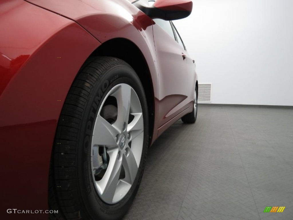 2013 Elantra GLS - Sparkling Ruby / Beige photo #5