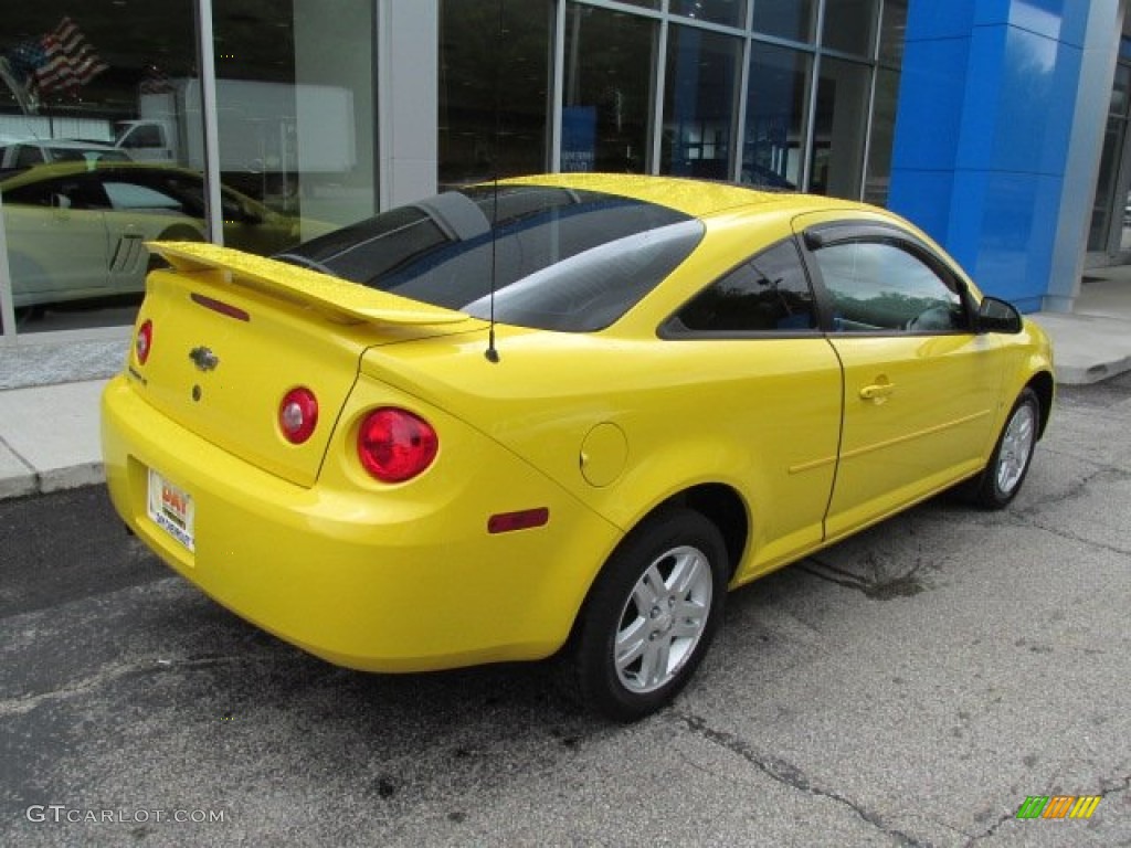 2007 Cobalt LT Coupe - Rally Yellow / Ebony photo #9