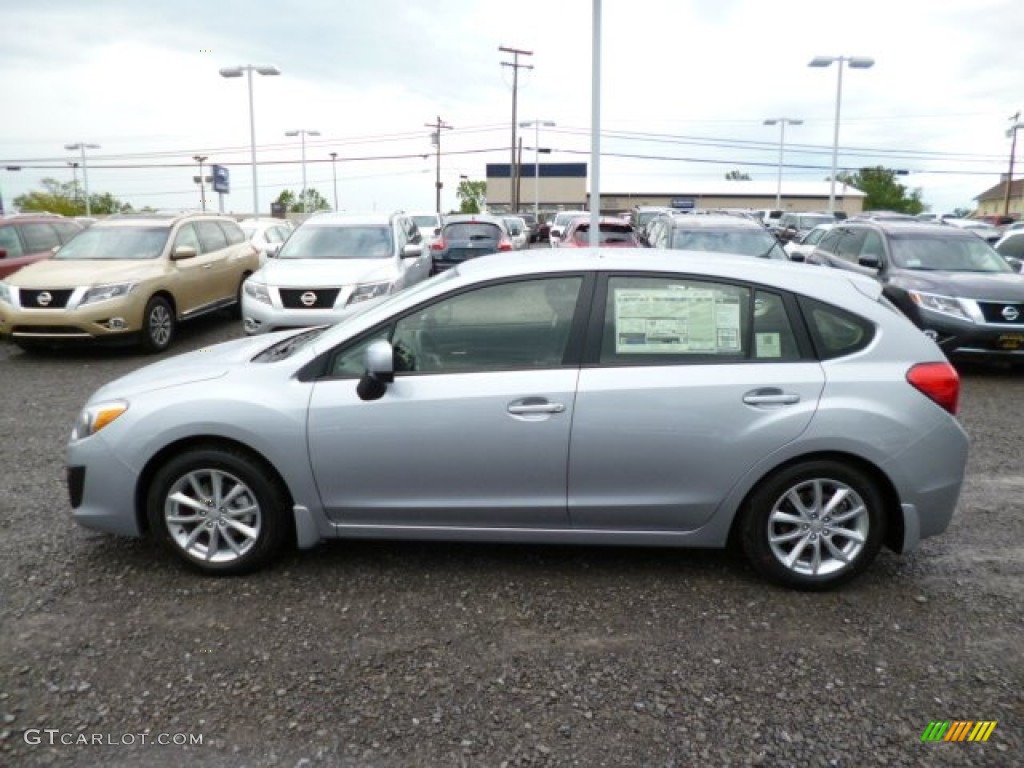 Ice Silver Metallic 2013 Subaru Impreza 2.0i Premium 5 Door Exterior Photo #81463790