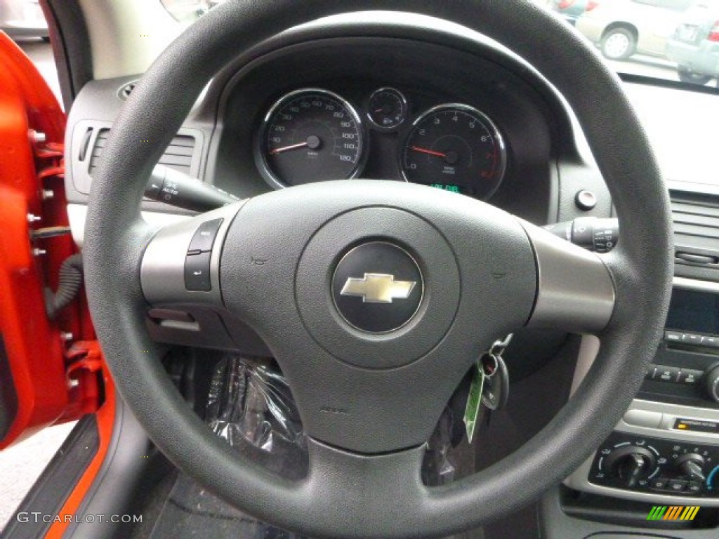 2007 Chevrolet Cobalt LT Coupe Ebony Steering Wheel Photo #81463969