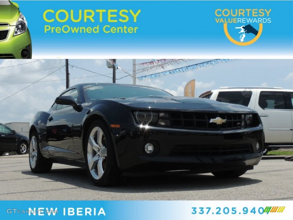 2011 Camaro LT/RS Coupe - Black / Black photo #1