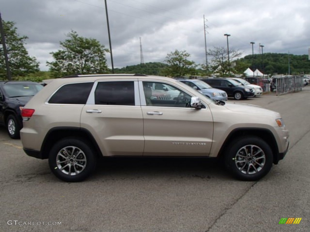 2014 Grand Cherokee Limited 4x4 - Cashmere Pearl / New Zealand Black/Light Frost photo #5