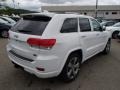 2014 Bright White Jeep Grand Cherokee Overland 4x4  photo #6