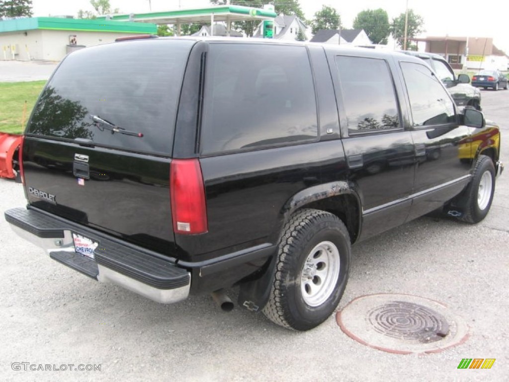 1999 Tahoe LS - Onyx Black / Gray photo #4