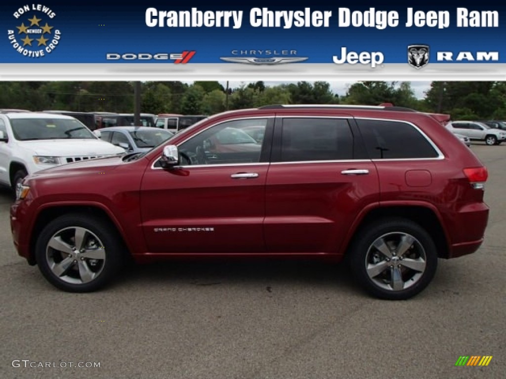 Deep Cherry Red Crystal Pearl Jeep Grand Cherokee