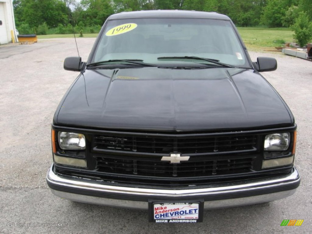 1999 Tahoe LS - Onyx Black / Gray photo #20