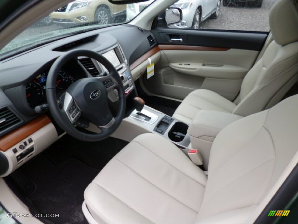 Warm Ivory Leather Interior 2013 Subaru Outback 2.5i Limited Photo #81468441