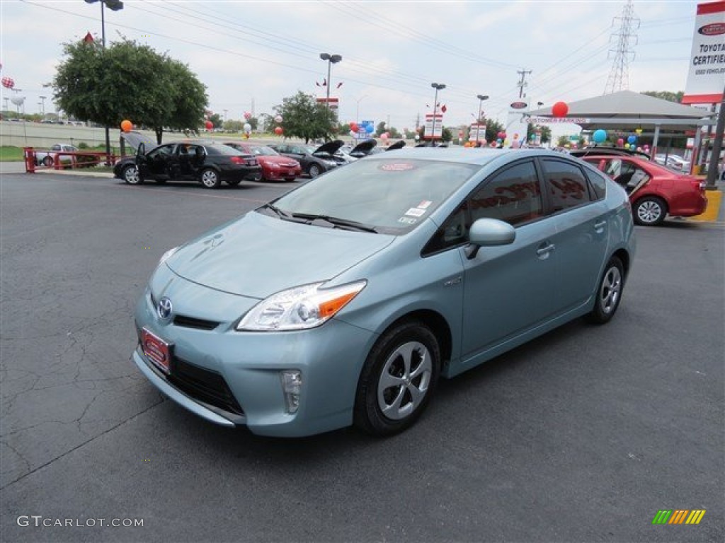 2012 Prius 3rd Gen Three Hybrid - Sea Glass Pearl / Misty Gray photo #3