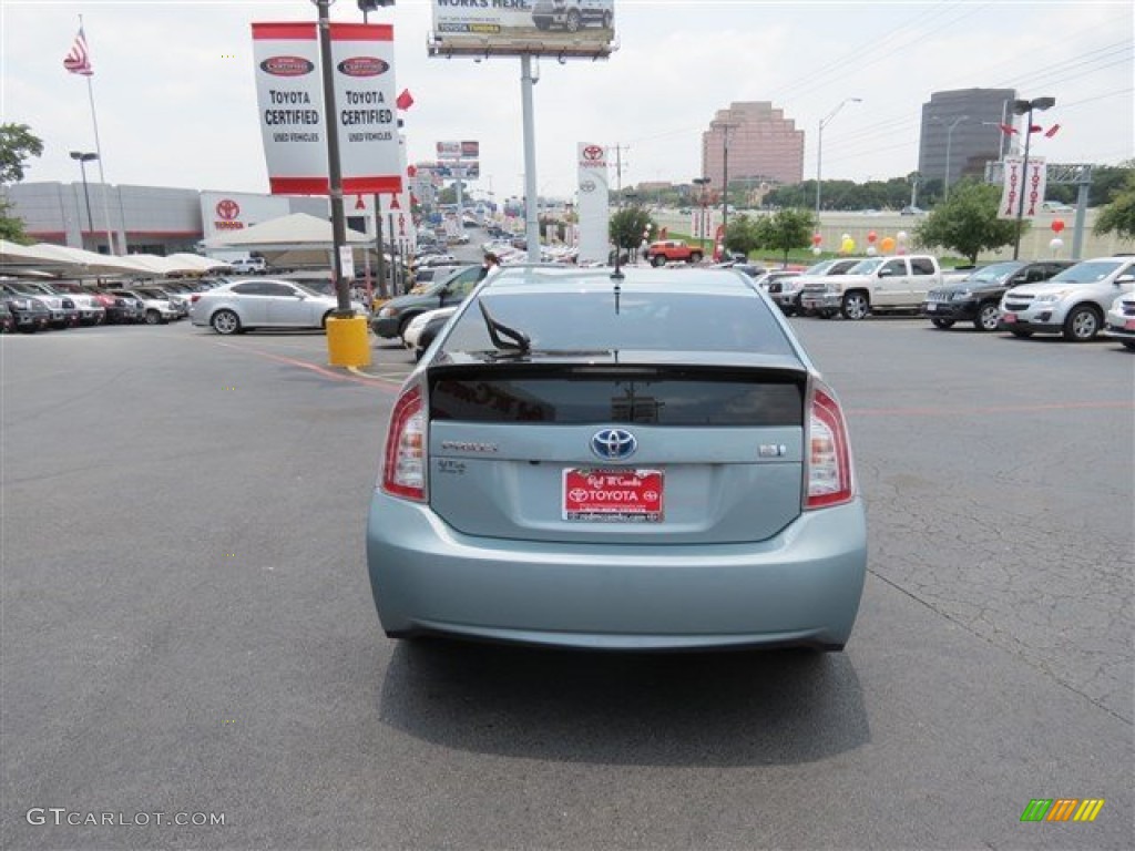 2012 Prius 3rd Gen Three Hybrid - Sea Glass Pearl / Misty Gray photo #6