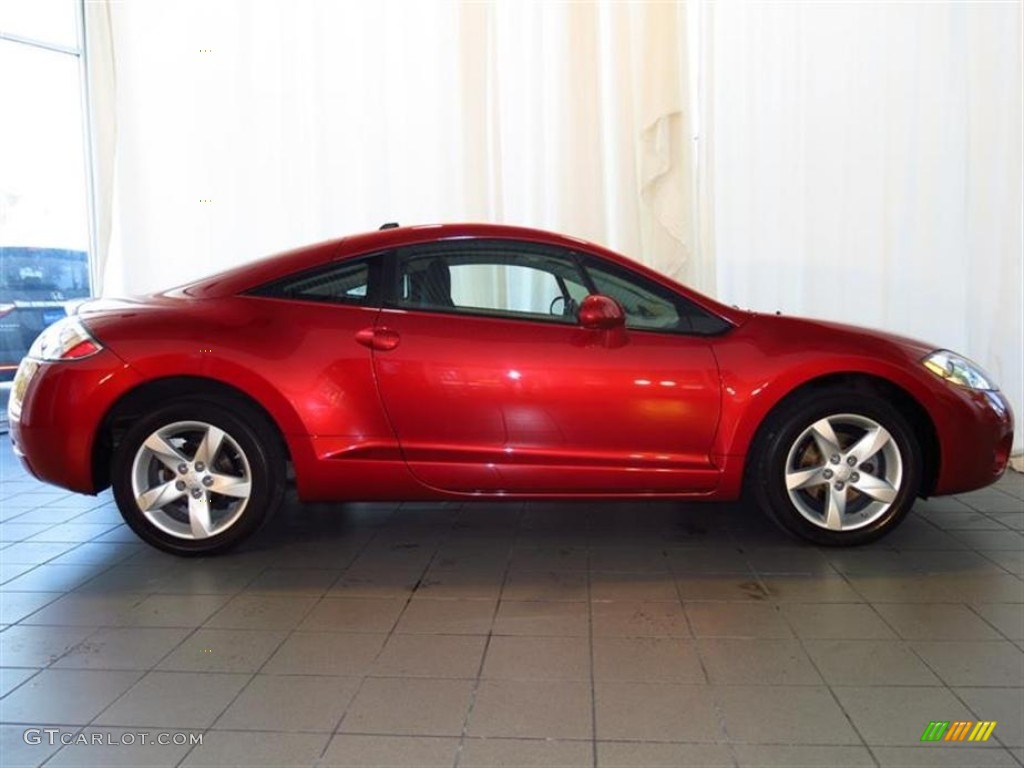 2008 Eclipse GS Coupe - Sunset Orange Pearlescent / Dark Charcoal photo #2