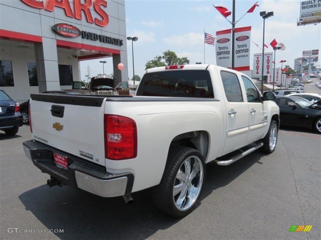 2012 Silverado 1500 LT Crew Cab - White Diamond Tricoat / Ebony photo #7