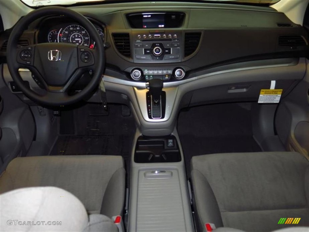 2013 CR-V LX - Alabaster Silver Metallic / Gray photo #4