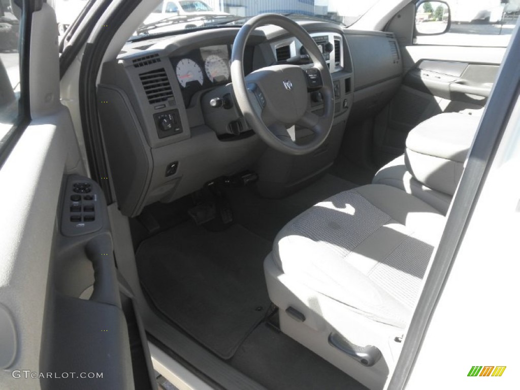 Medium Slate Gray Interior 2008 Dodge Ram 1500 Big Horn Edition Quad Cab 4x4 Photo #81469950