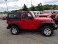 Flame Red 2013 Jeep Wrangler Unlimited Sport 4x4 Exterior