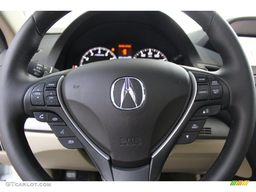 2014 Acura RDX Technology Parchment Steering Wheel Photo #81470157