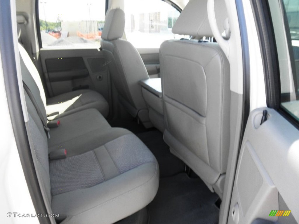 2008 Dodge Ram 1500 Big Horn Edition Quad Cab 4x4 Rear Seat Photo #81470344