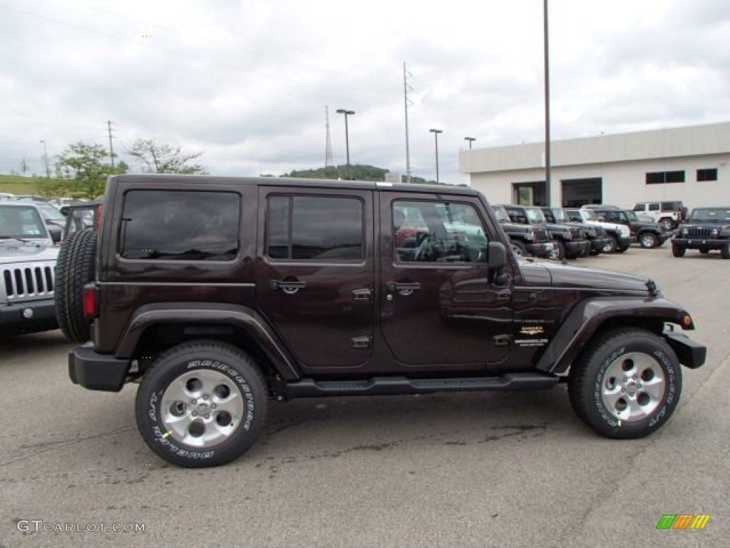 2013 Wrangler Unlimited Sahara 4x4 - Rugged Brown Pearl / Black/Dark Saddle photo #5