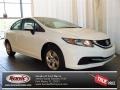 Taffeta White - Civic LX Sedan Photo No. 1