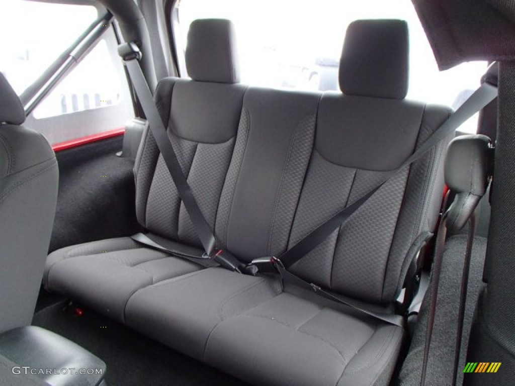2013 Jeep Wrangler Sport 4x4 Rear Seat Photo #81471087