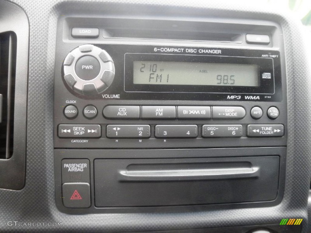 2010 Honda Ridgeline RTL Audio System Photos