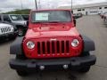 2013 Flame Red Jeep Wrangler Sport 4x4  photo #3