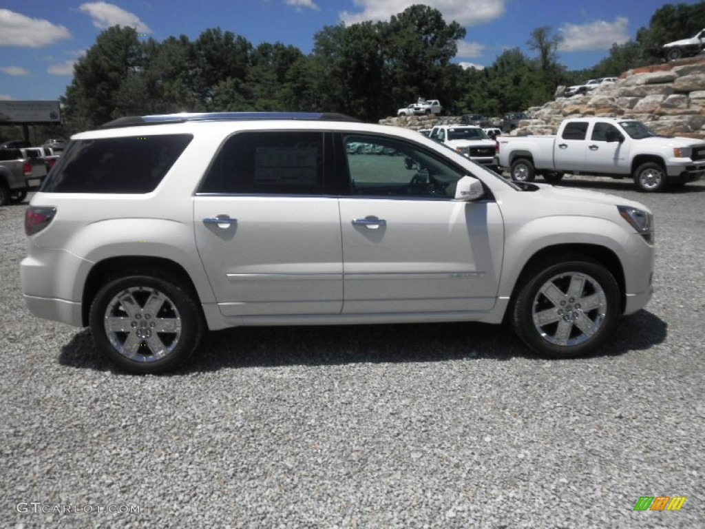 2013 Acadia Denali - White Diamond Tricoat / Cocoa Dune photo #1