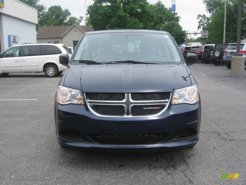 2013 Grand Caravan American Value Package - True Blue Pearl / Black/Light Graystone photo #2