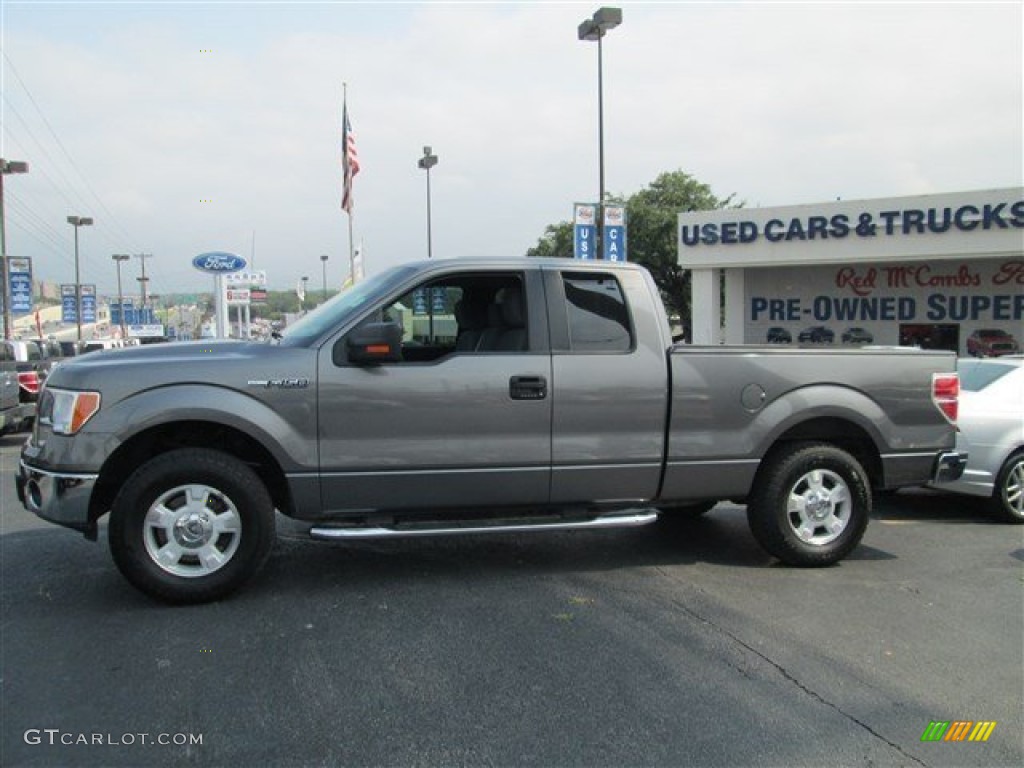 2011 F150 XLT SuperCab - Sterling Grey Metallic / Steel Gray photo #6