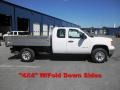 Summit White - Sierra 3500HD Extended Cab 4x4 Utility Truck Photo No. 1