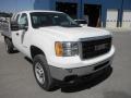 Summit White - Sierra 3500HD Extended Cab 4x4 Utility Truck Photo No. 2