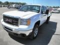Summit White - Sierra 3500HD Extended Cab 4x4 Utility Truck Photo No. 3