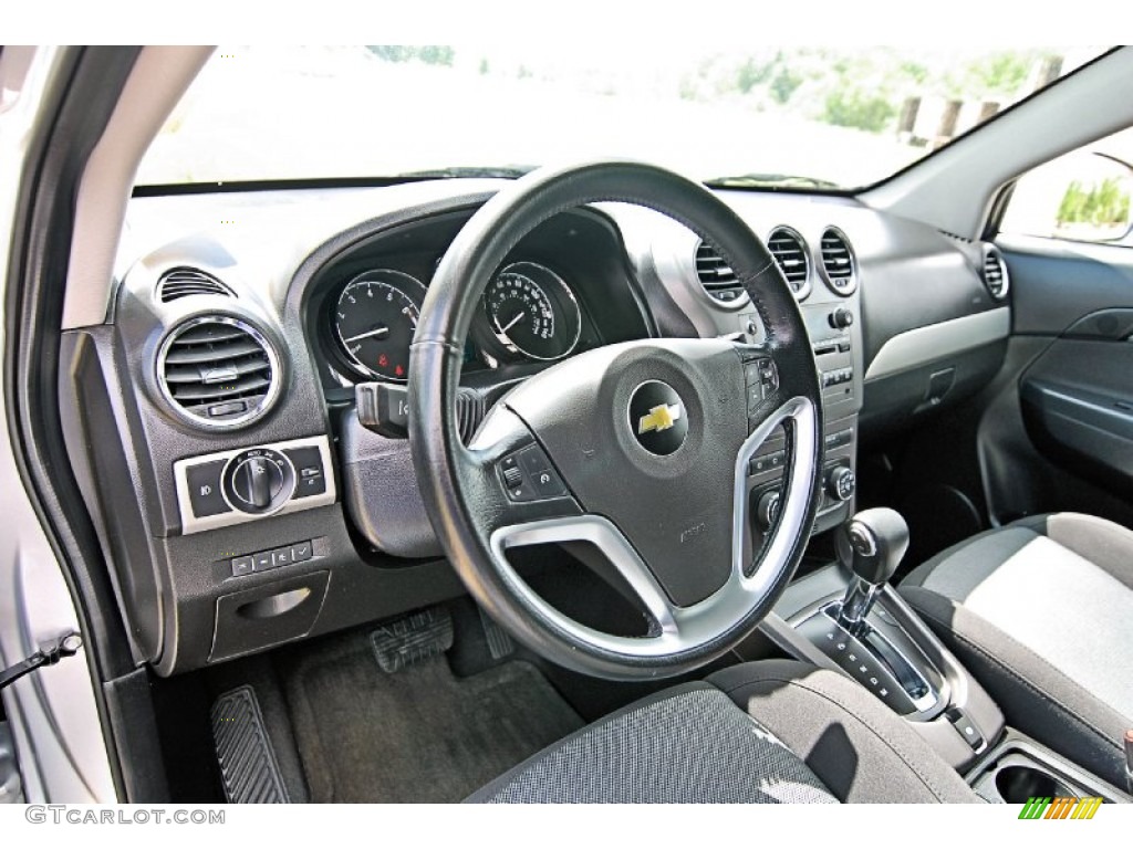 2012 Chevrolet Captiva Sport LS Black Steering Wheel Photo #81473193