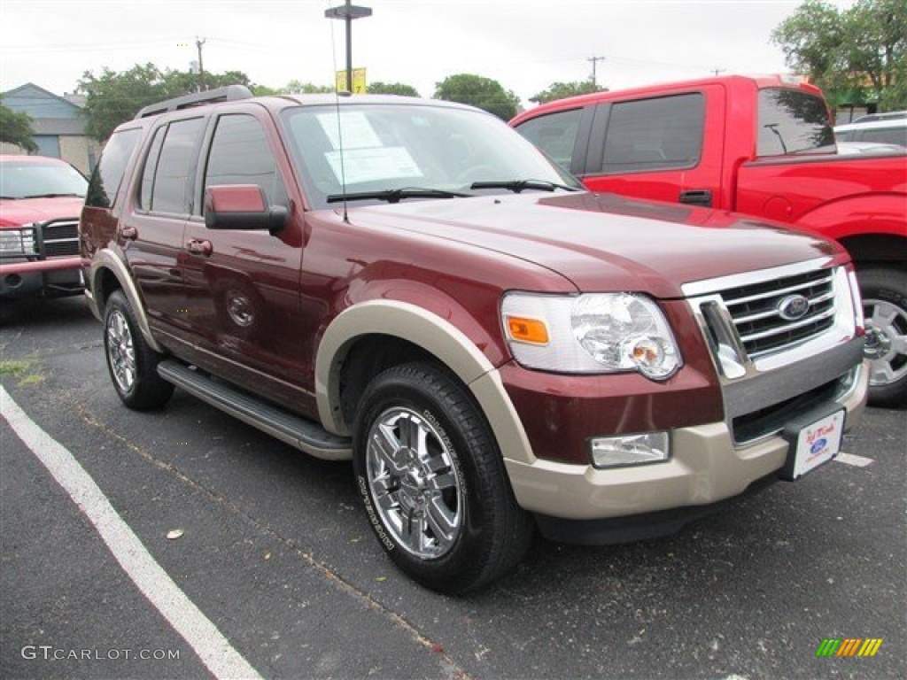 2009 Explorer Eddie Bauer - Dark Copper Metallic / Camel photo #1