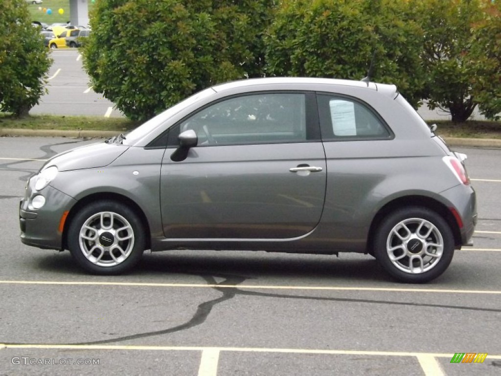 Grigio (Grey) 2012 Fiat 500 Pop Exterior Photo #81474219