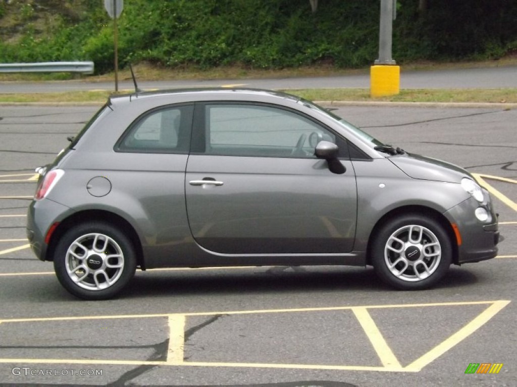 2012 500 Pop - Grigio (Grey) / Tessuto Grigio/Nero (Grey/Black) photo #6