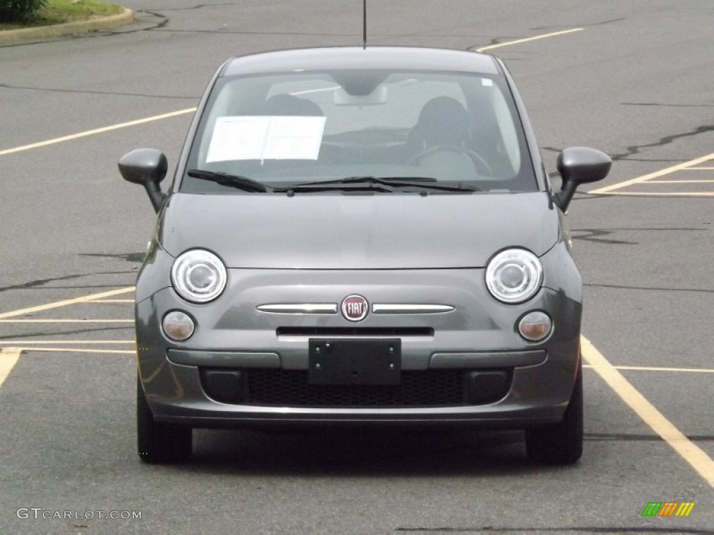 2012 500 Pop - Grigio (Grey) / Tessuto Grigio/Nero (Grey/Black) photo #8