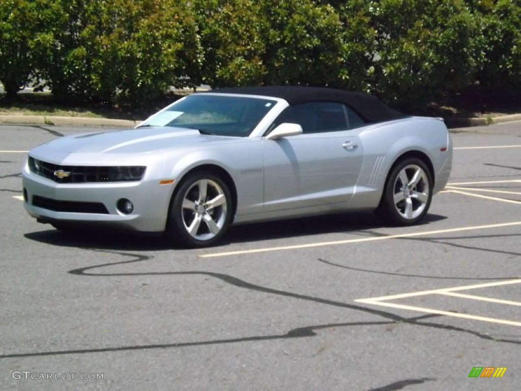 2011 Camaro LT/RS Convertible - Silver Ice Metallic / Gray photo #1