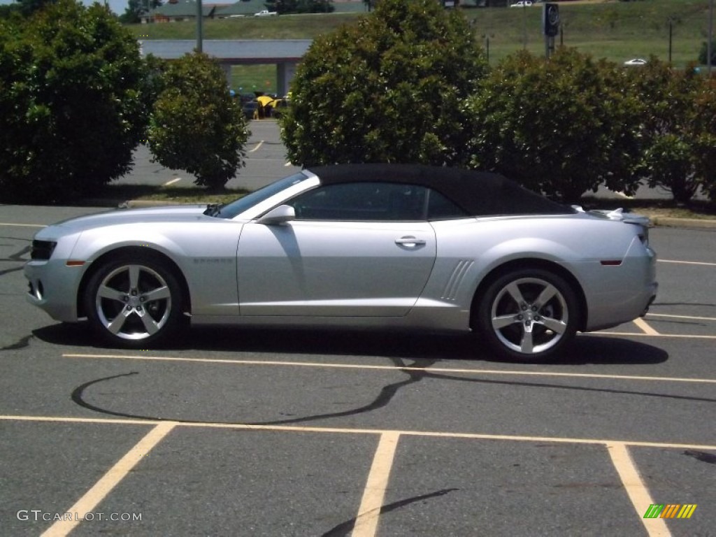 2011 Camaro LT/RS Convertible - Silver Ice Metallic / Gray photo #2