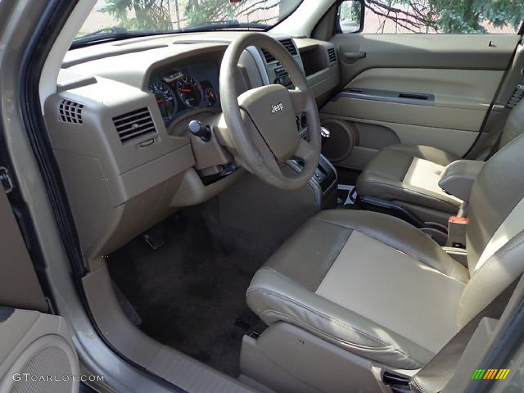 Pastel Pebble Beige Interior 2007 Jeep Patriot Sport 4x4 Photo #81475890