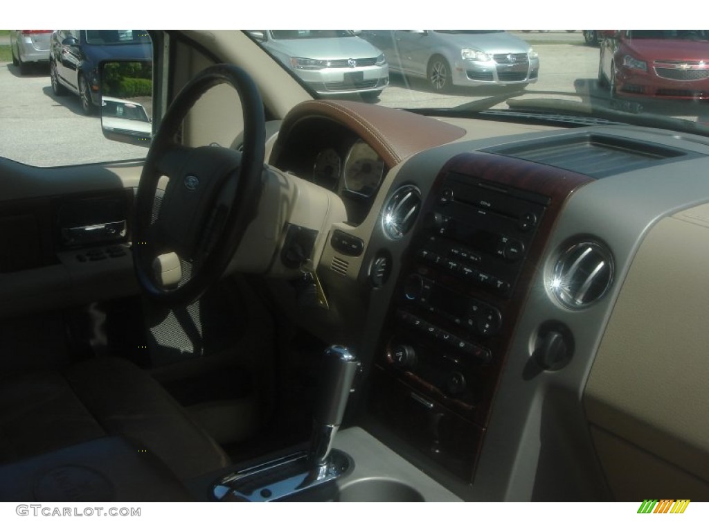 2006 F150 Lariat SuperCrew 4x4 - Dark Copper Metallic / Castano Brown Leather photo #24