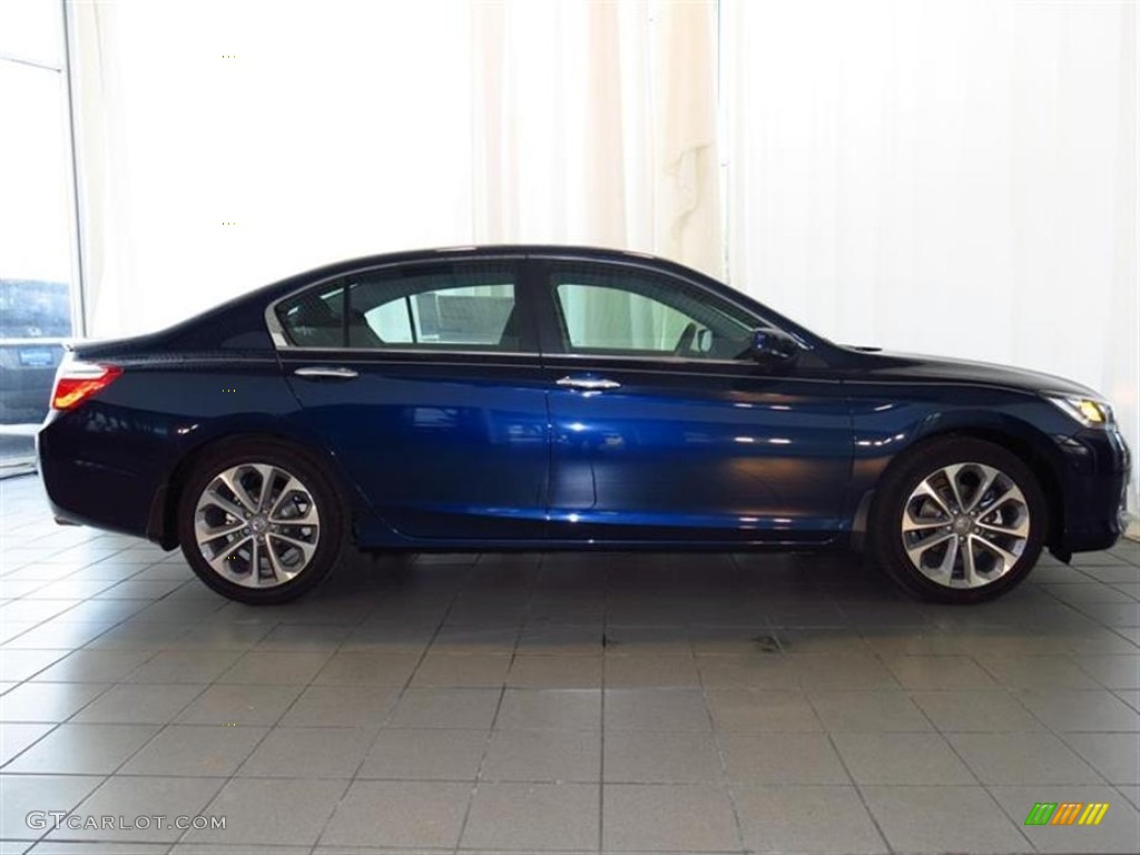 2013 Accord Sport Sedan - Obsidian Blue Pearl / Black photo #2