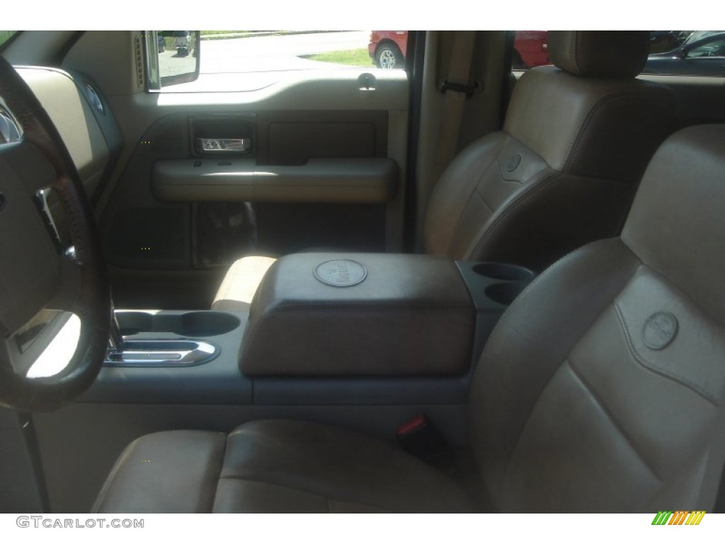 2006 F150 Lariat SuperCrew 4x4 - Dark Copper Metallic / Castano Brown Leather photo #34