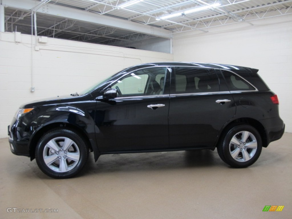 Crystal Black Pearl 2011 Acura MDX Technology Exterior Photo #81476979
