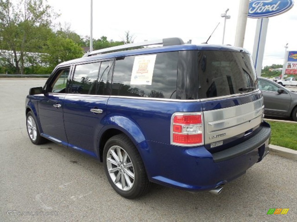 2013 Flex Limited AWD - Deep Impact Blue Metallic / Dune photo #3