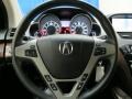 2011 Acura MDX Ebony Interior Steering Wheel Photo