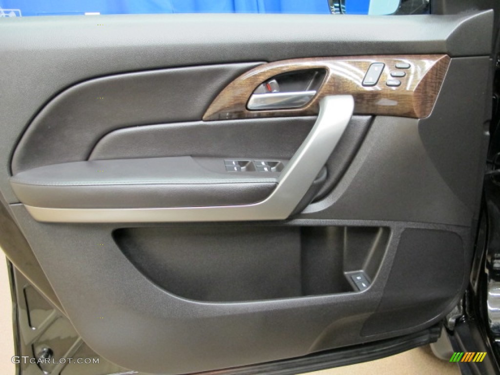 2011 Acura MDX Technology Ebony Door Panel Photo #81477822
