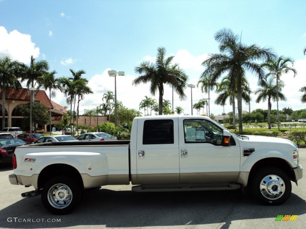 Oxford White 2010 Ford F450 Super Duty King Ranch Crew Cab 4x4 Dually Exterior Photo #81478040