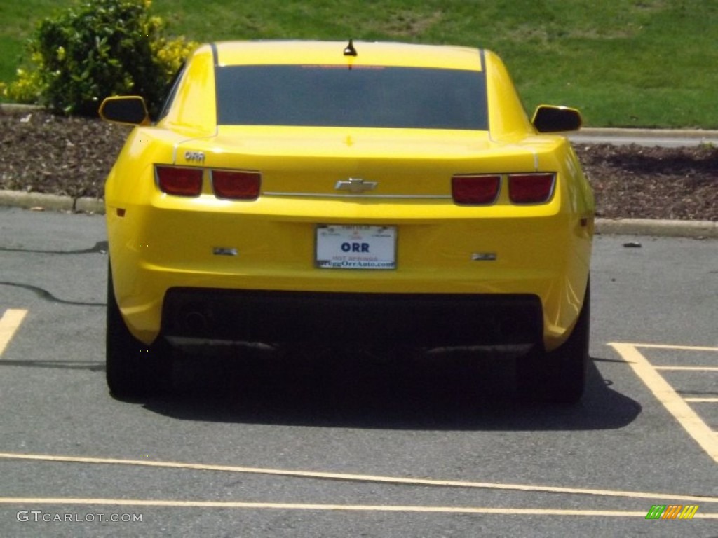 2011 Camaro LT Coupe - Rally Yellow / Gray photo #4