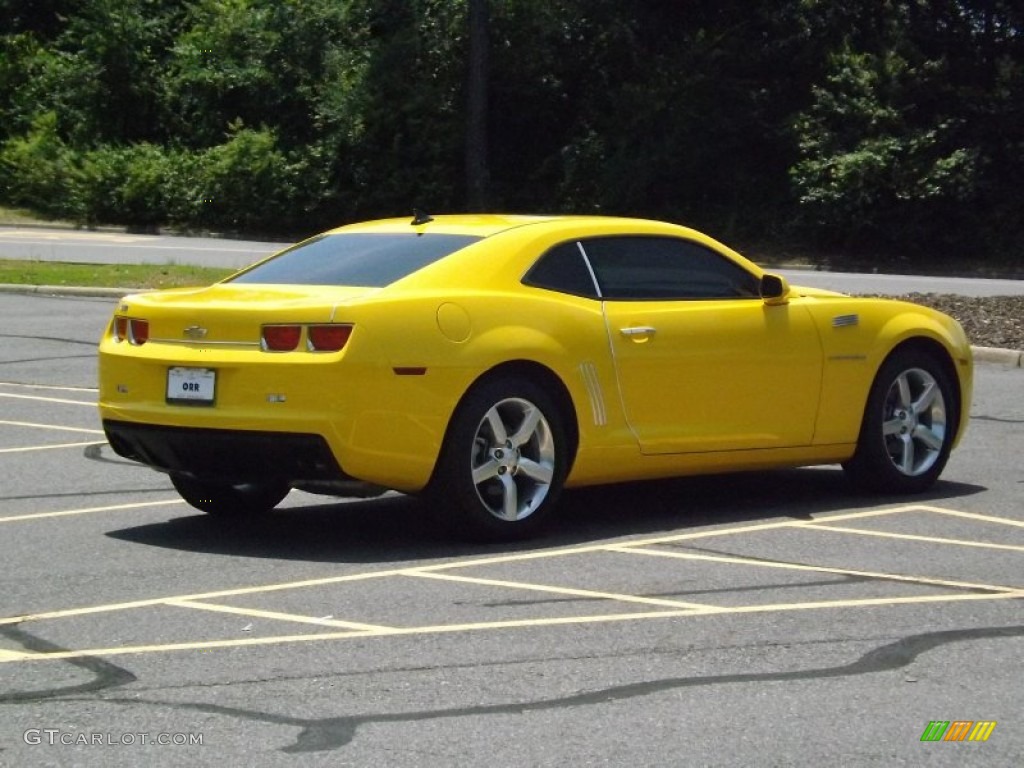 2011 Camaro LT Coupe - Rally Yellow / Gray photo #5