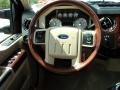 Chapparal Leather 2010 Ford F450 Super Duty King Ranch Crew Cab 4x4 Dually Steering Wheel